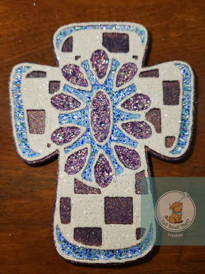 Concho Cross Freshie Mold