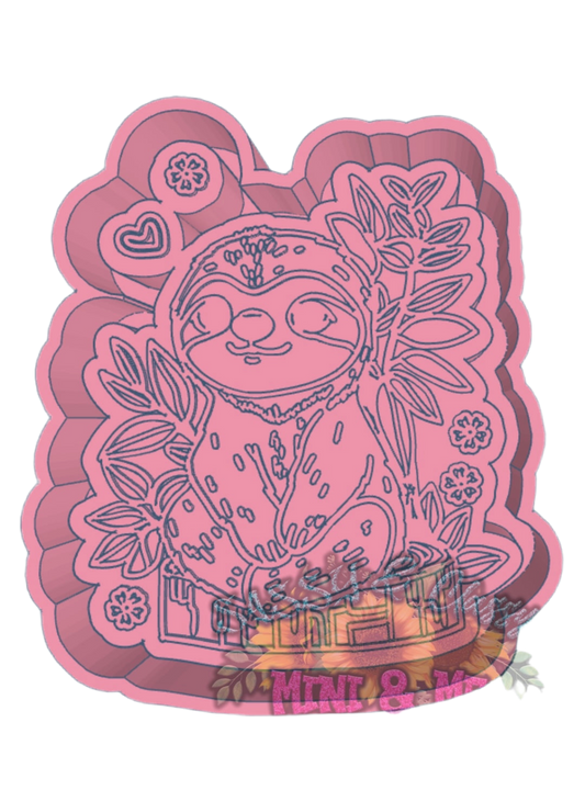 Sittin Sloth Freshie Mold HOUSING