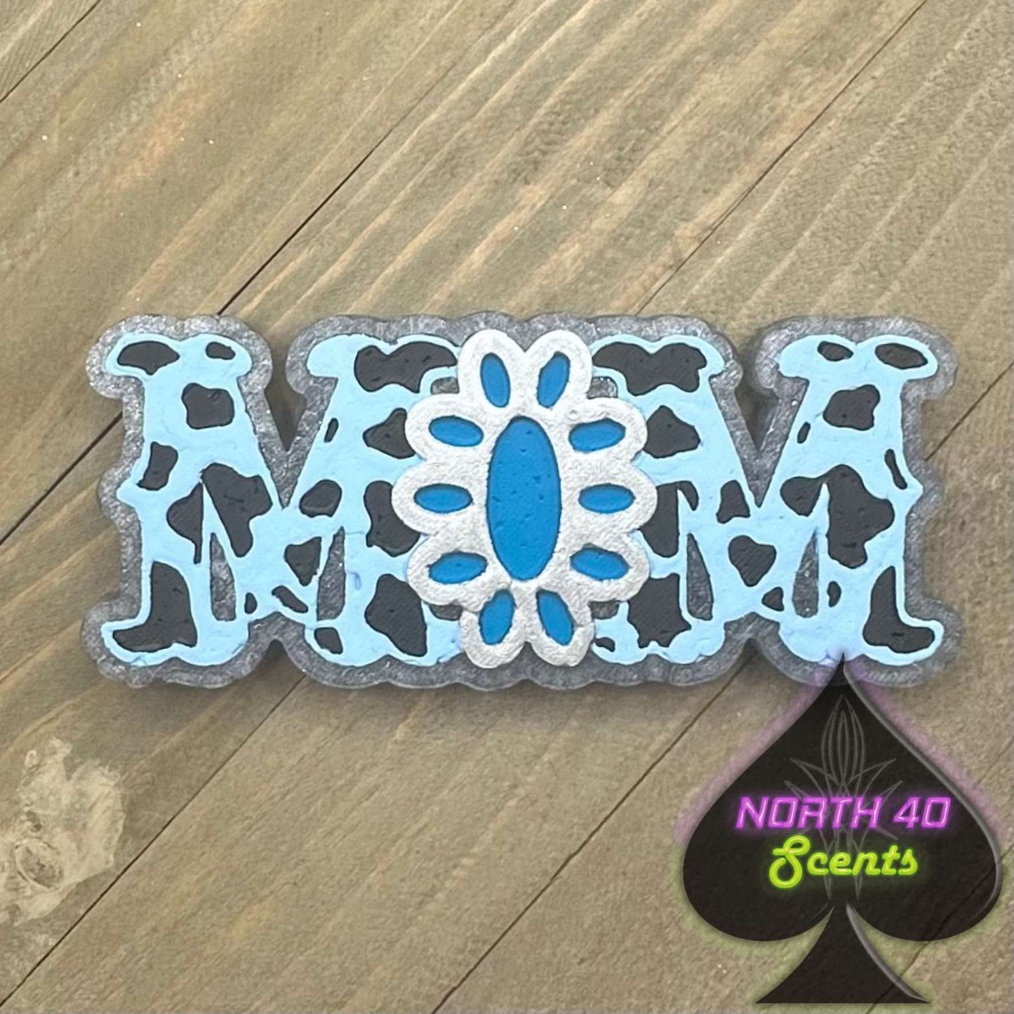 Cow Print Mom with Concho Freshie Mold