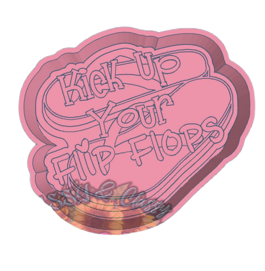 Kick up your Flip Flops Freshie Mold