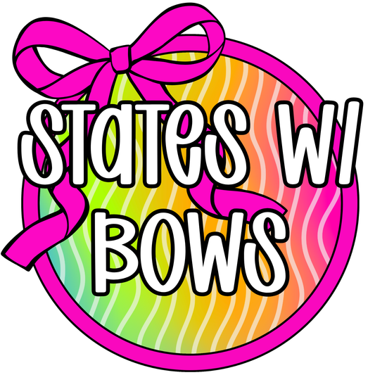 States with Bows Freshie Molds