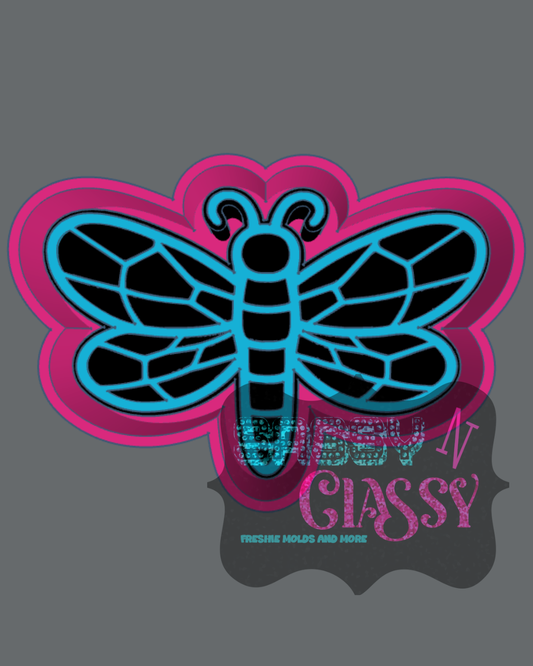 Stained Glass Dragonfly Freshie Mold