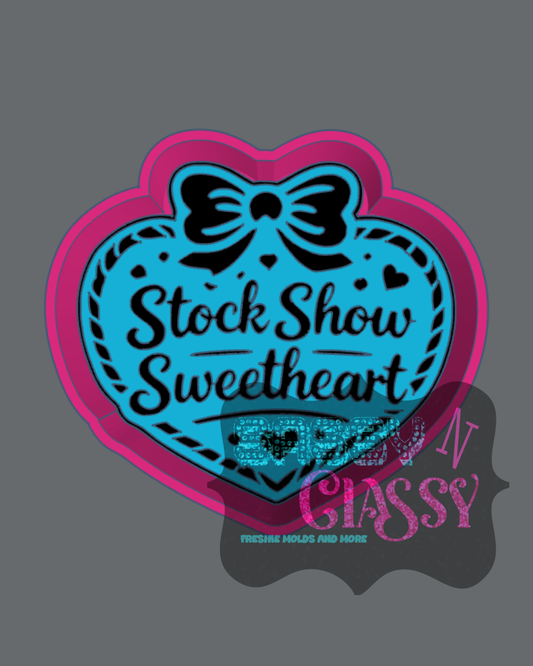 Stock Show Sweetheart Freshie Mold