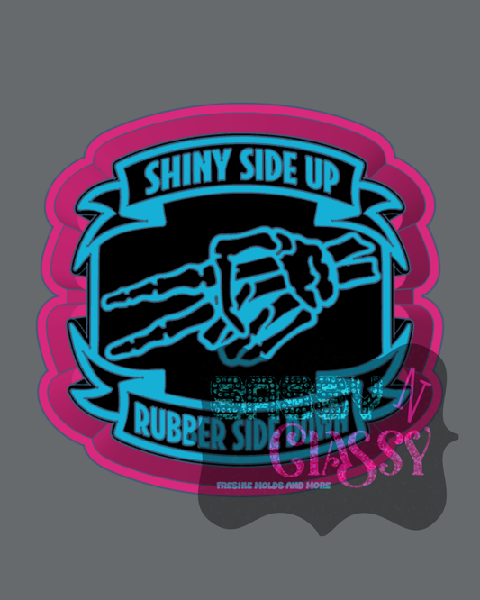 Shiny Side Up Freshie Mold