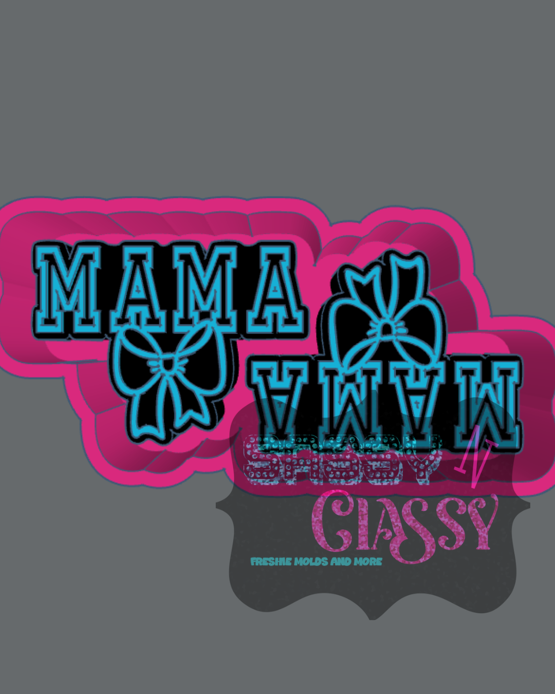 Mama with Bow Vent Freshie Mold