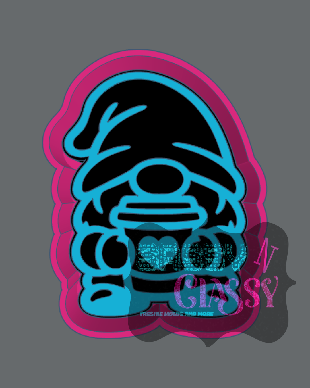 Coffee Gnome Freshie Mold