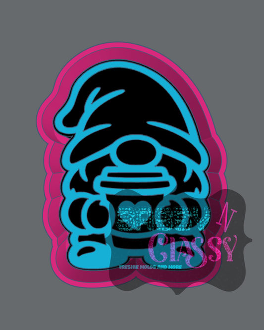 Coffee Gnome Freshie Mold