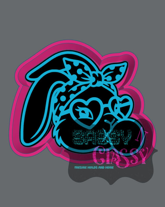 Bubble Bunny Freshie Mold