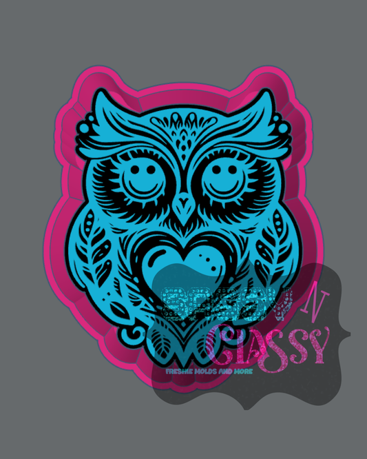 Detailed Owl Freshie Mold