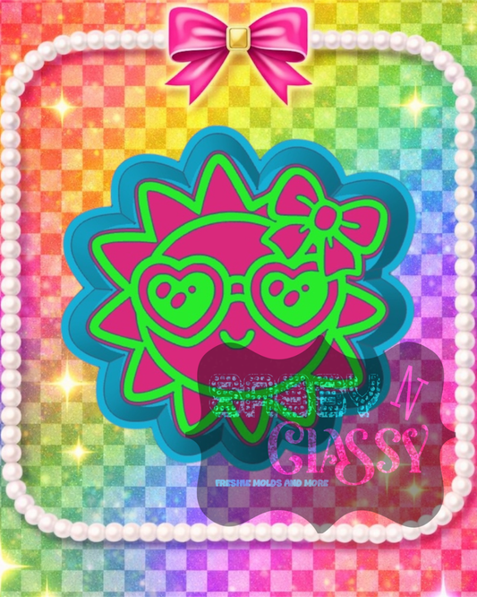 Cute Sun Freshie Mold
