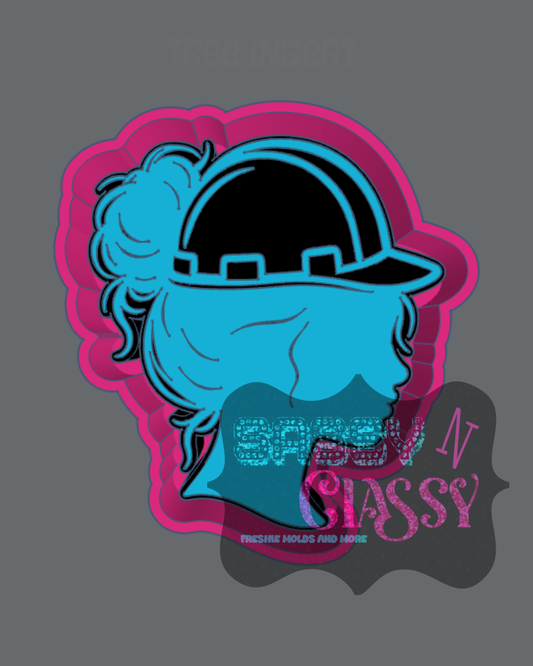 Blue Collar Girl Freshie Mold