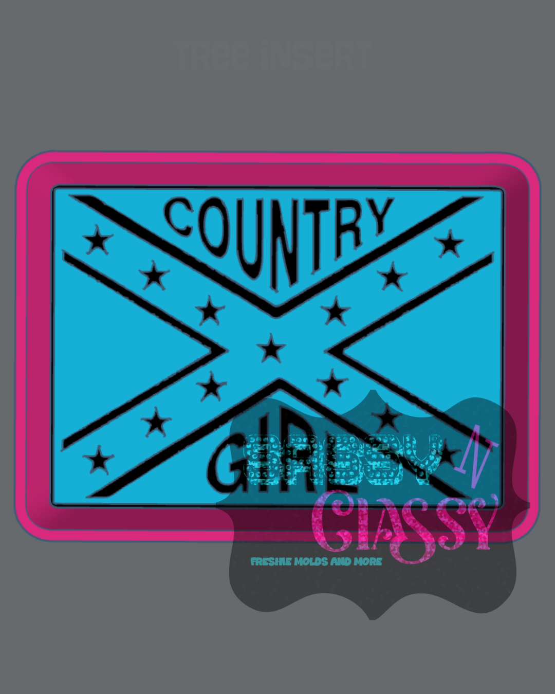 Country Girl Freshie Mold