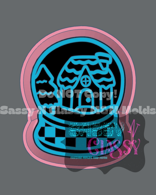 Cute Snowglobe Housing *not a mold*