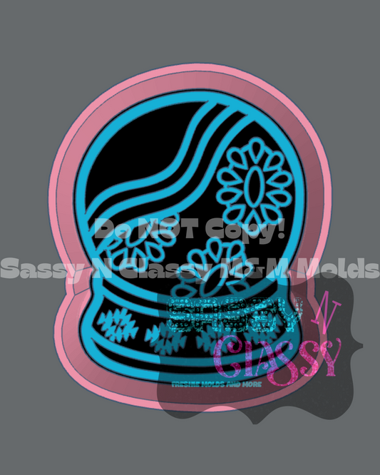 Groovy Snowglobe Housing *not a mold*