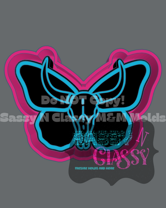 Bull Butterfly Freshie Mold