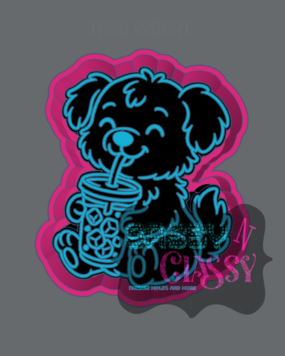 Iced Coffee Pup Freshie Mold