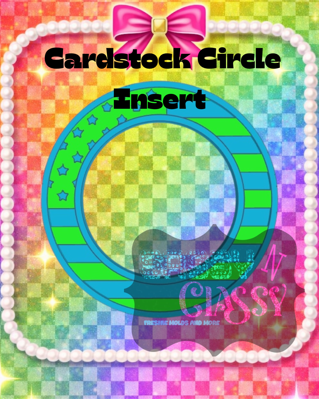 Cardstock Circle Insert Set