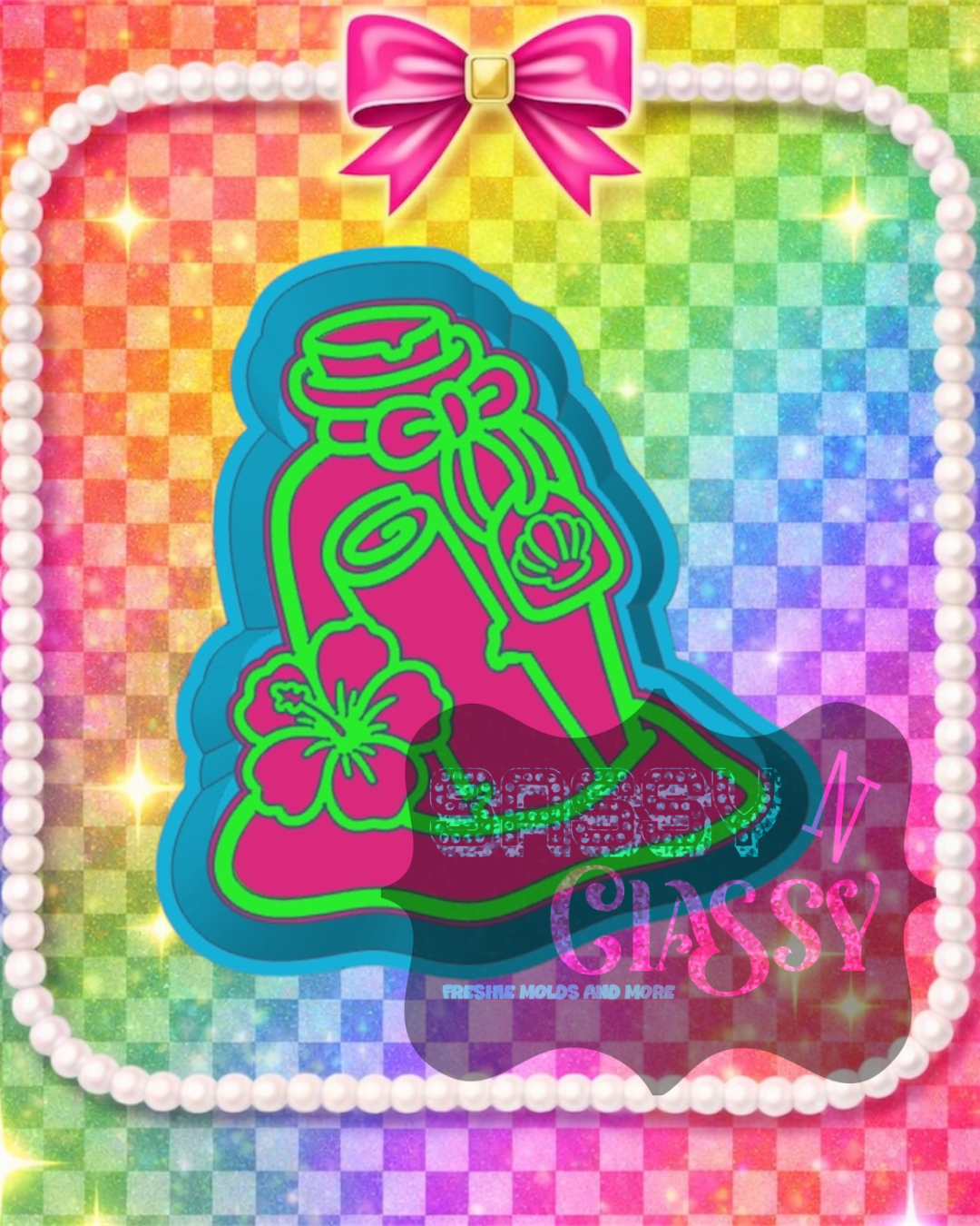 Message in a Bottle Freshie Mold