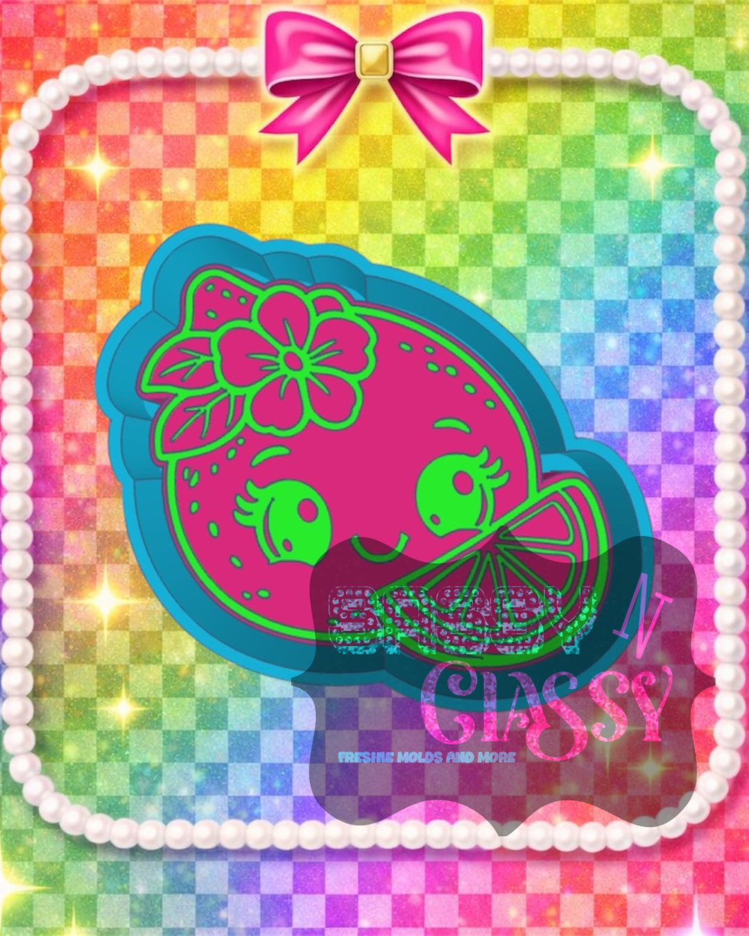 Cute Lemon Freshie Mold