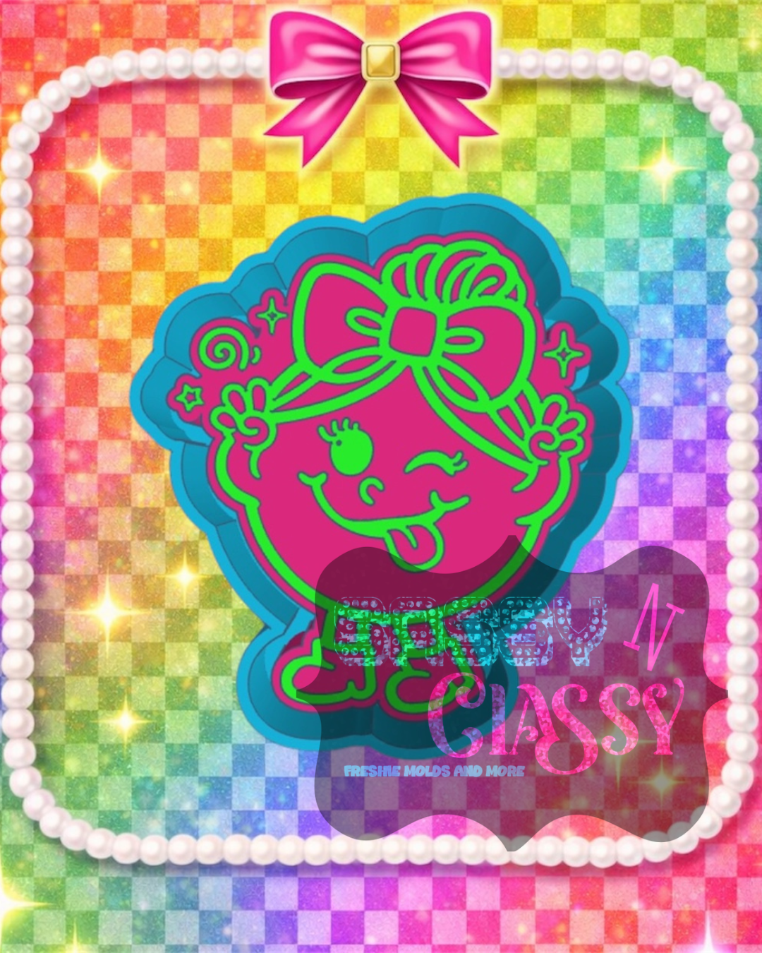 Little Miss Delulu Freshie Mold