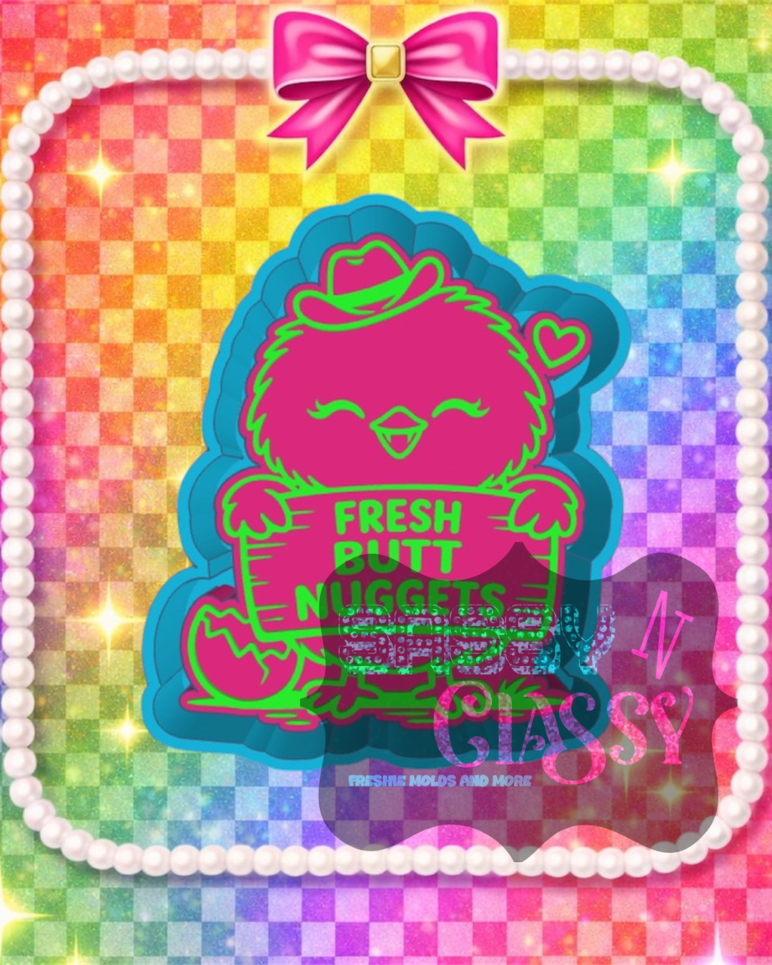 Fresh Butt Nuggets Freshie Mold