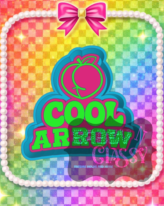 Peachy Cool Arrow Freshie Mold