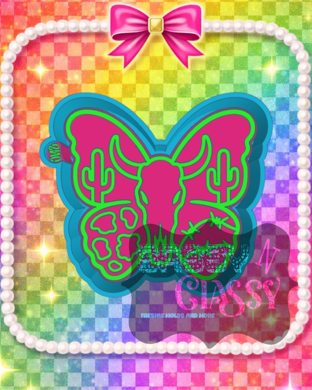 Western Bull Butterfly Freshie Mold