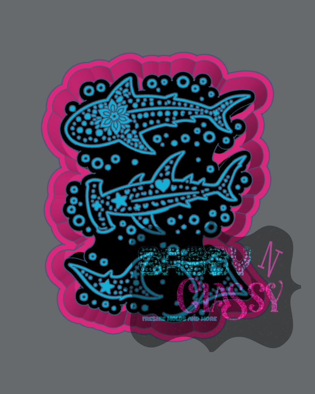 Sharks Freshie Mold