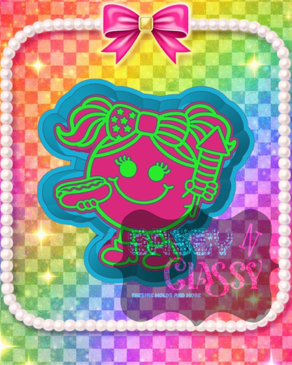 Little Miss America Freshie Mold