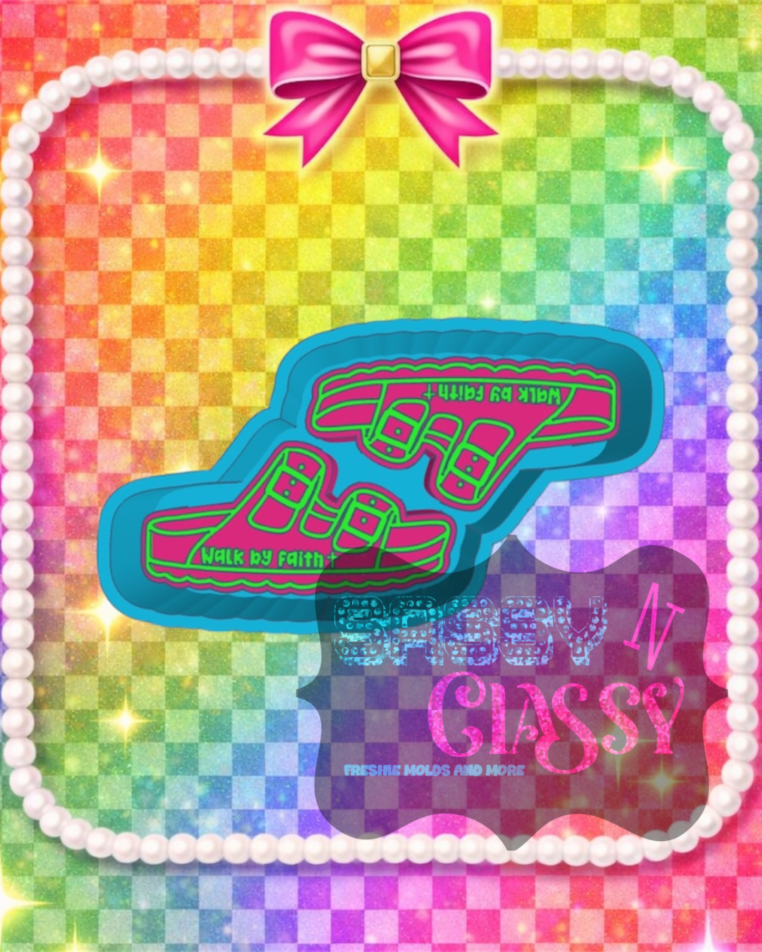 Walk By Faith Sandals Vent Freshie Mold