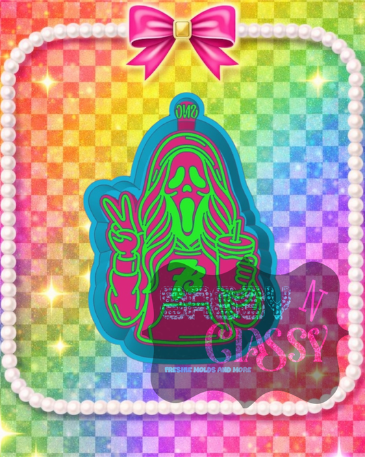Ghost Face 7B Girl Freshie Mold