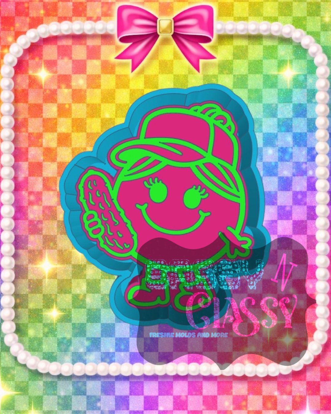 Little Miss Pickle Freshie Mold