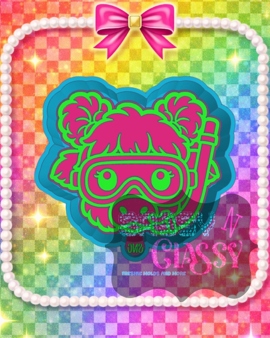 Scuba Highland Freshie Mold