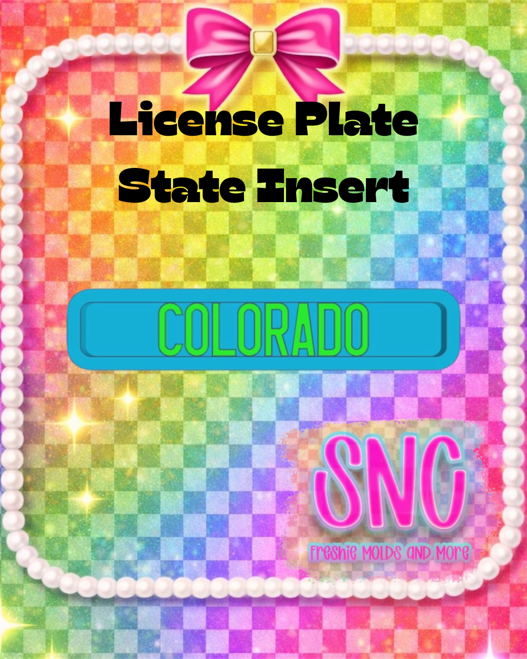 License Plate Insert Set