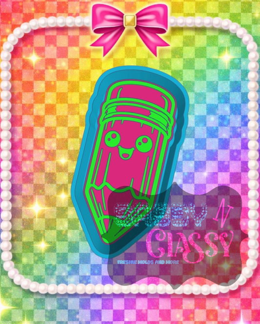 Kawaii Pencil Freshie Mold