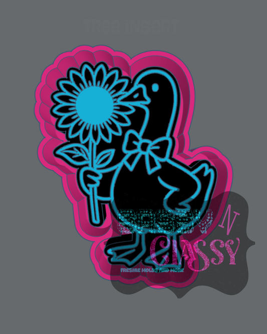 Sunflower Goose Freshie Mold