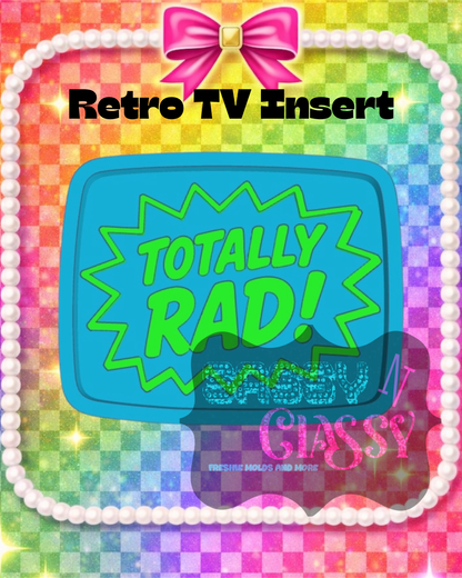 Retro TV Insert Set