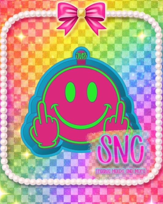 Fingers Smile Face Freshie Mold