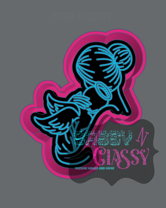 Angel Baby and Mom Freshie Mold