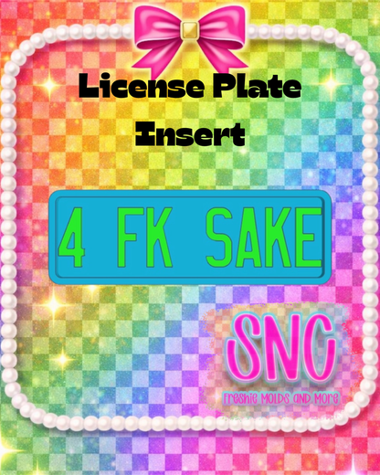 License Plate Insert Set