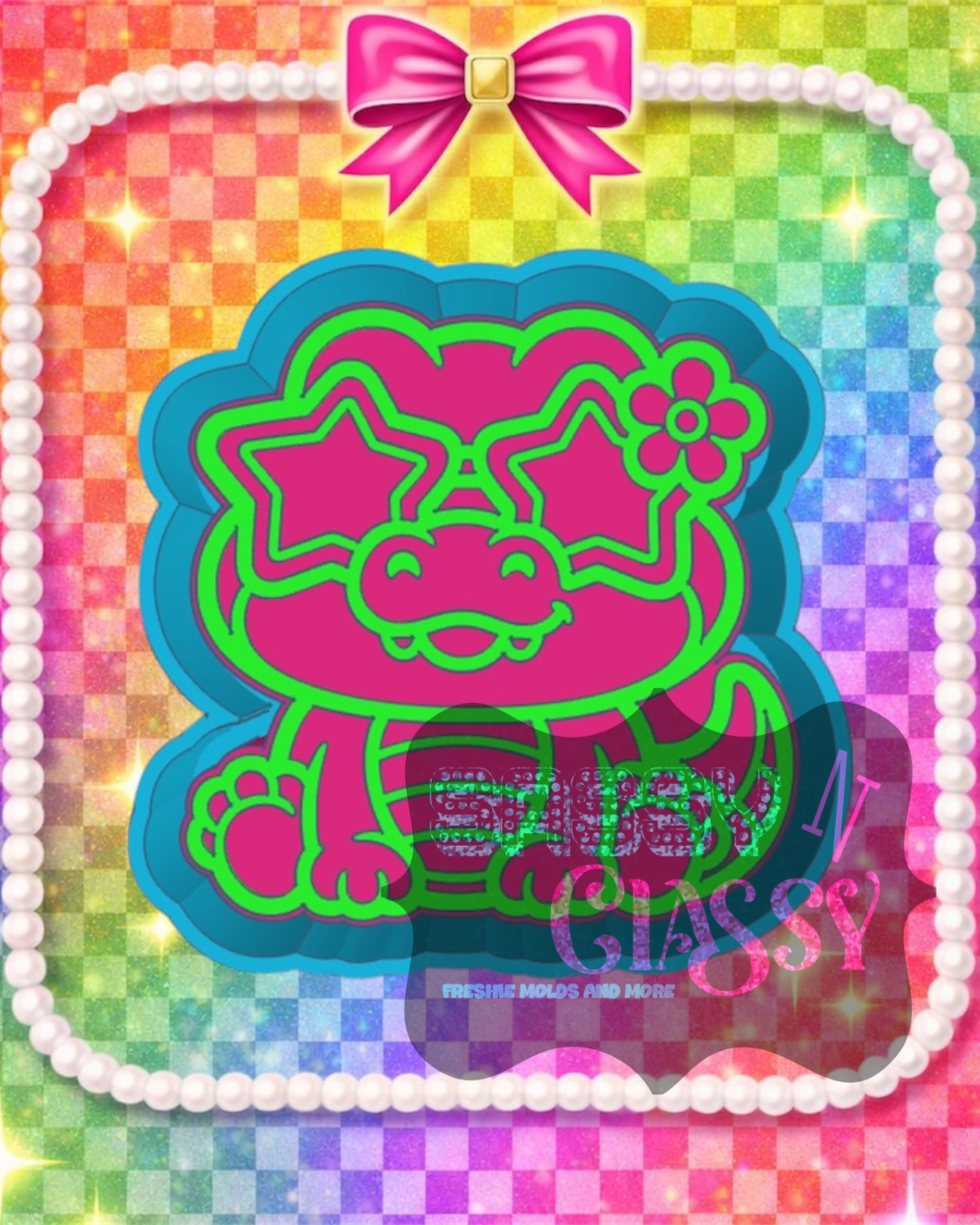 Stylin Gator Freshie Mold