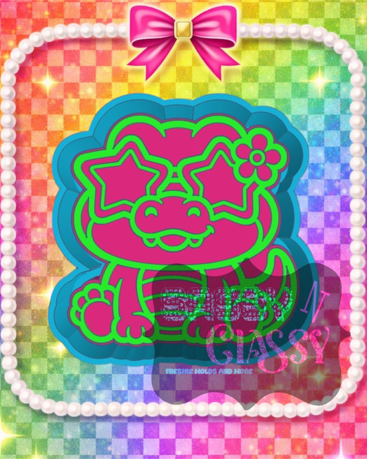 Stylin Gator Freshie Mold