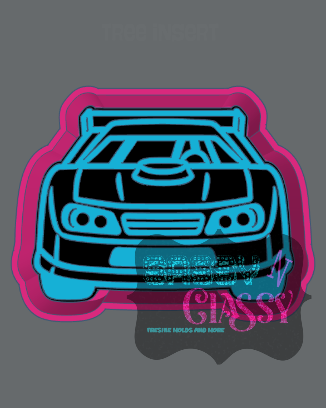 Dirt Track Car Front Freshie Mold