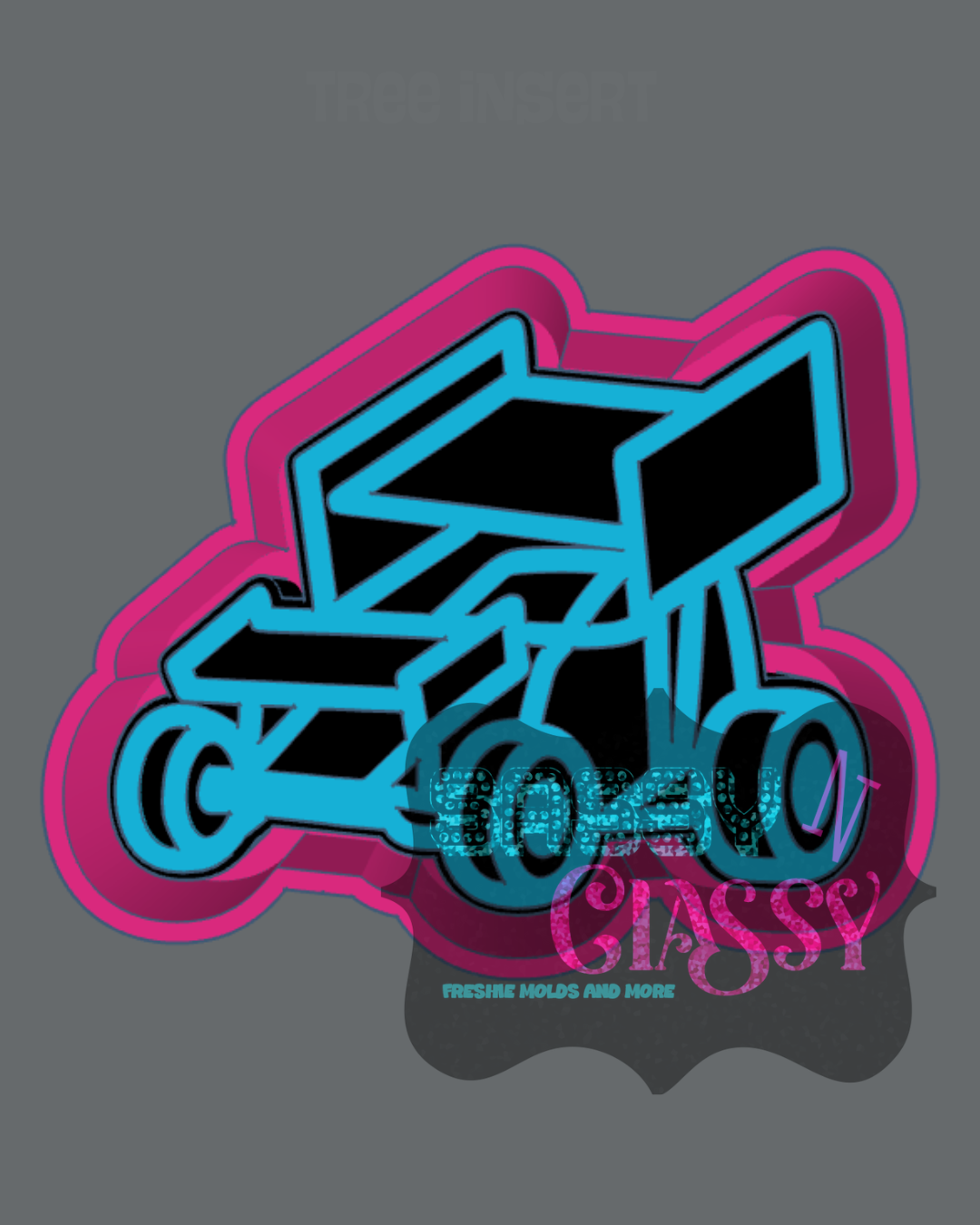 Wing Go Kart Freshie Mold