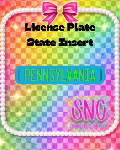 License Plate Insert Set