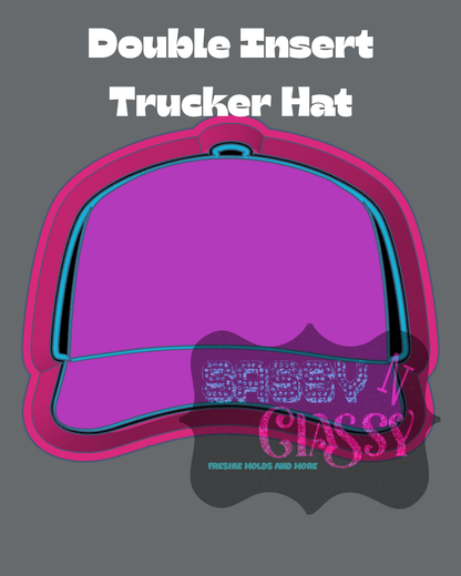 Double Insert Trucker Hat Set