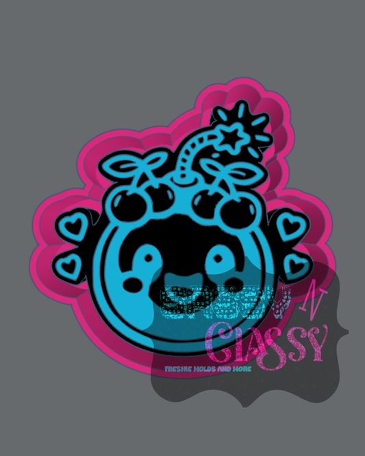 Bomb with Cherries Freshie Mold