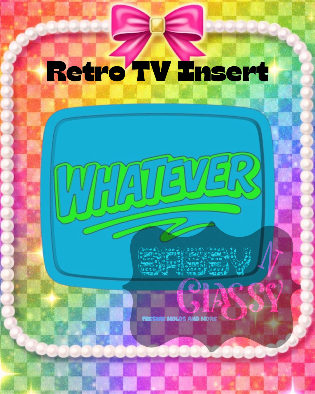 Retro TV Insert Set