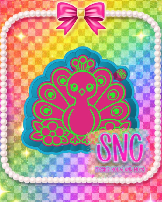 Kawaii Peacock STL ***digital file, not a mold***