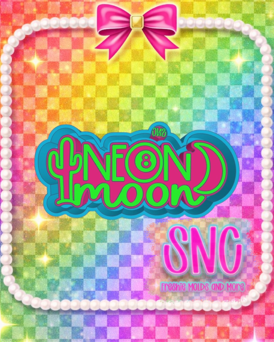 Neon Moon Freshie Mold